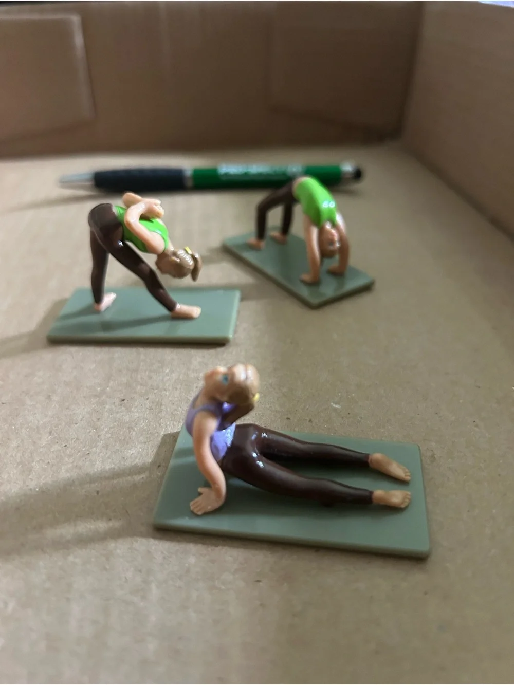 3D Yogi figurines from the 